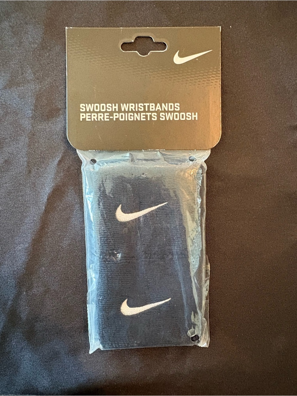 Nike Navy Blue Swoosh Wristbands